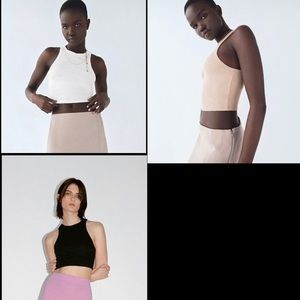 ZARA Cropped Tank Tops